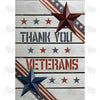 America Forever Thank You Veterans Garden Flag