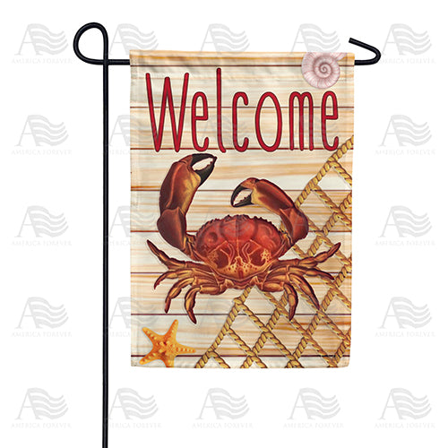 Summer Seafood Welcome Garden Flag