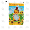 Beeutiful Sunny Day Gnome Garden Flag