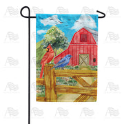 Farm Songbirds Garden Flag