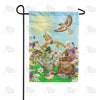 Summer Sparrows Garden Flag