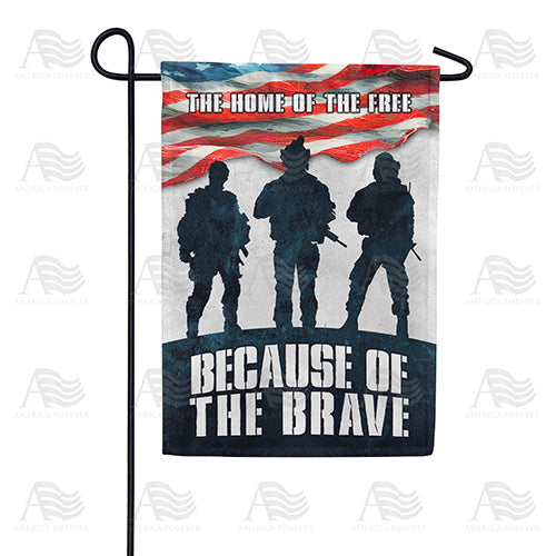 America's Brave Military Garden Flag