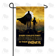 My Superhero Father Garden Flag