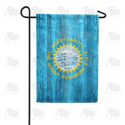 South Dakota State Wood-Style Garden Flag