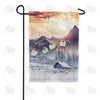 Winter In The Mountains Garden Flag