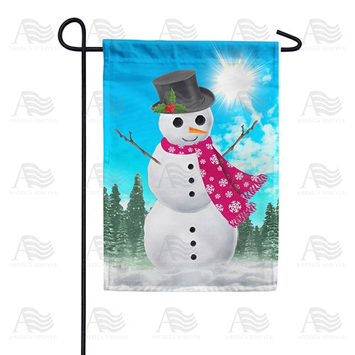 Let's Have Fun Before I Melt Away! Garden Flag