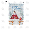 Winter At The Chalet Garden Flag