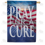 Pray for a Cure, America House Flag