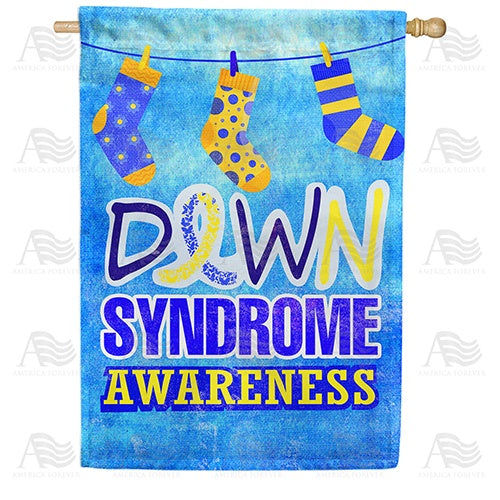 Down Syndrome Awareness House Flag