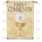 First Communion House Flag