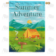 Summer Adventure House Flag