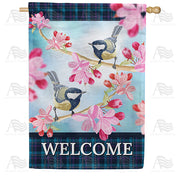 Spring Tweets Welcome House Flag