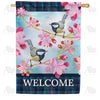 Spring Tweets Welcome House Flag