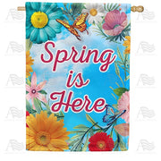 Spring Is Here House Flag