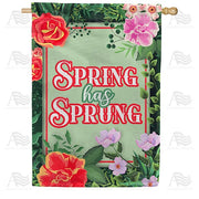 Spring Arrival House Flag