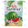 Hello Sweet Summer House Flag