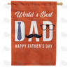 World's Best Dad House Flag