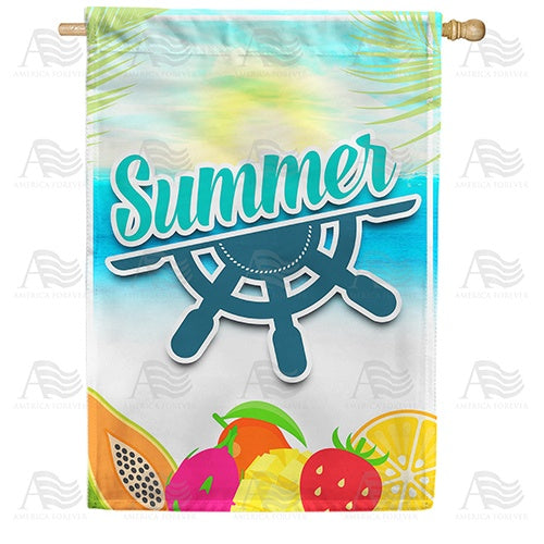 Summer Citrus House Flag