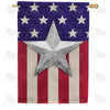 Silver Star Flag House Flag