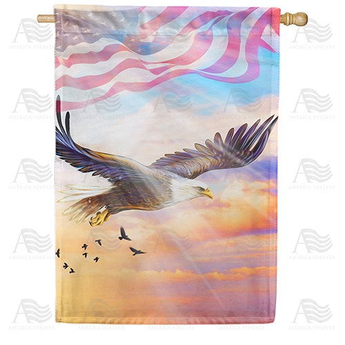 Wings Of American Pride House Flag