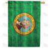 Washington State Wood-Style House Flag