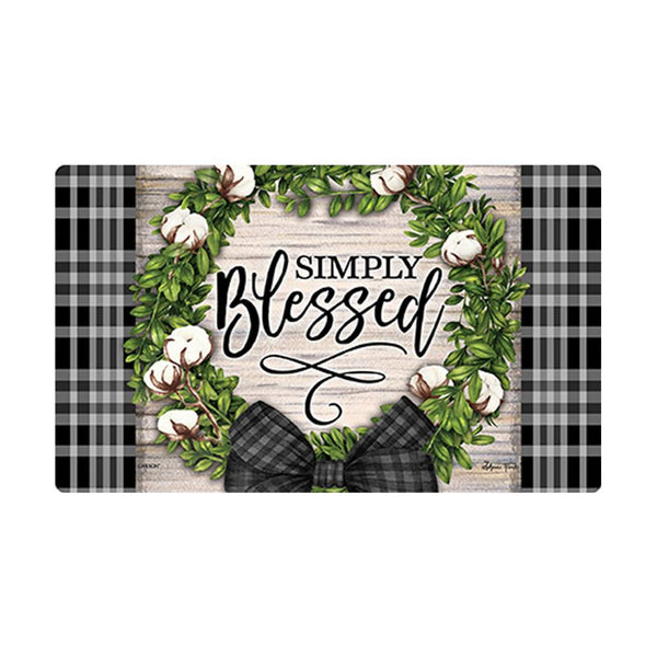 Simply Blessed Door Mat