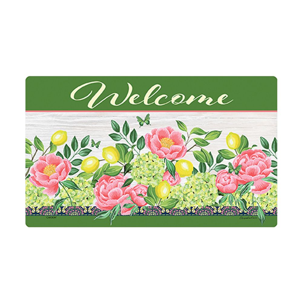 Fresh Floral Door Mat