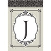 Timeless Details Monogram J Garden Flag