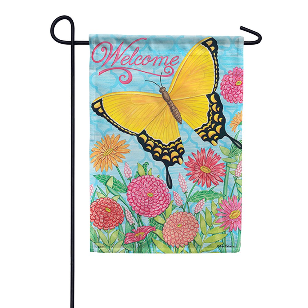 Summer Flutter Dura Soft Garden Flag – Just For Fun Flags