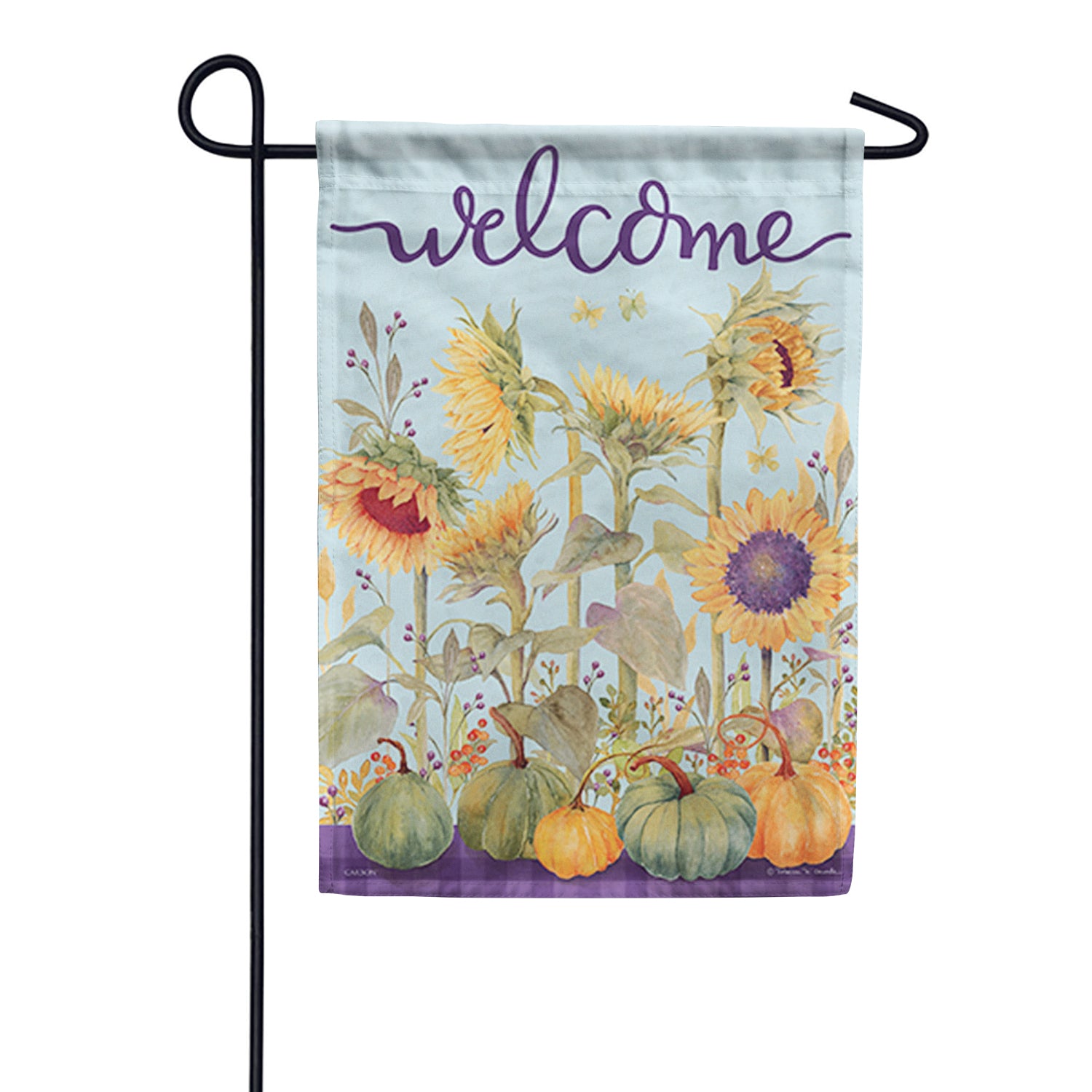 Sunflowers & Pumpkins Dura Soft Garden Flag