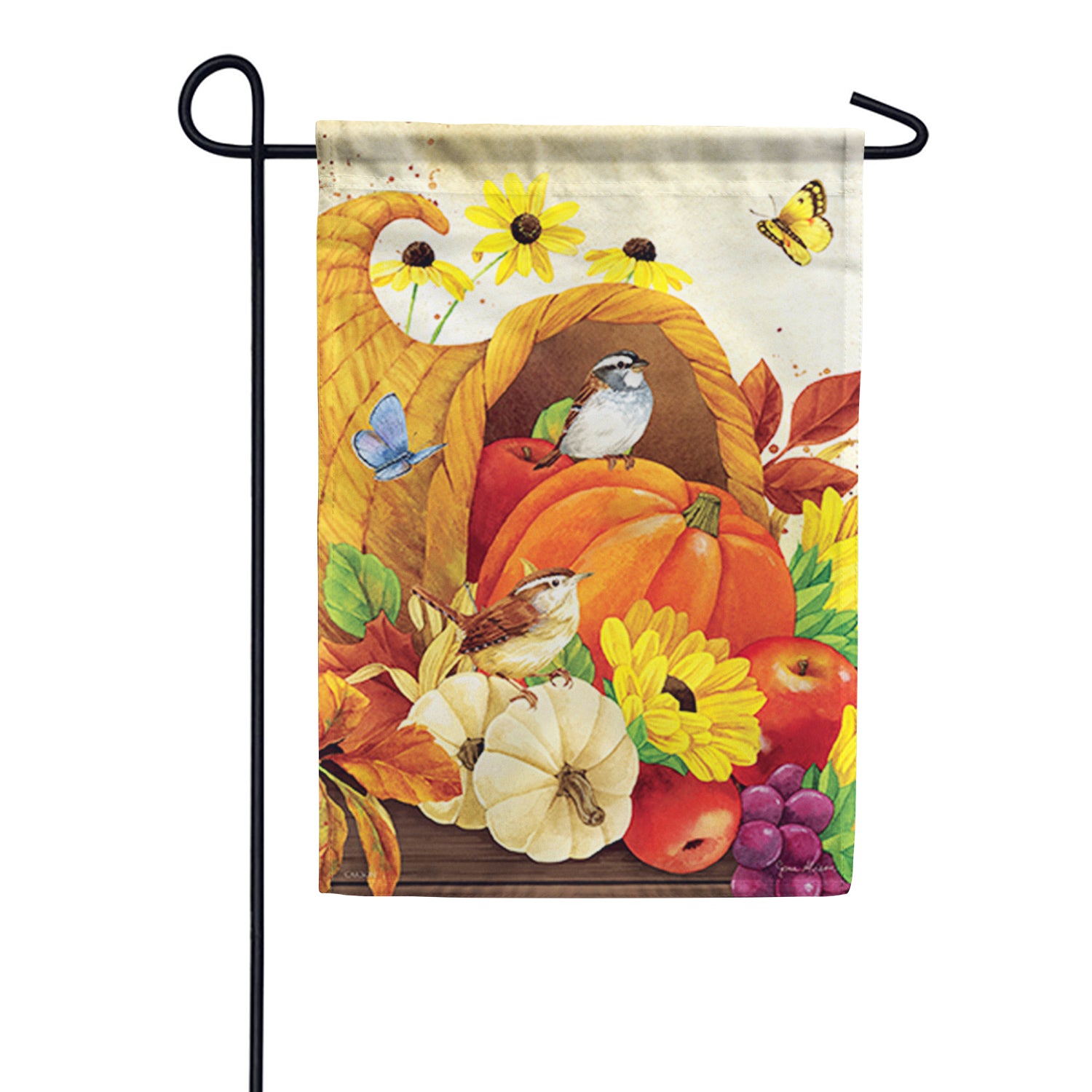 Horn of Plenty Dura Soft Garden Flag – Just For Fun Flags