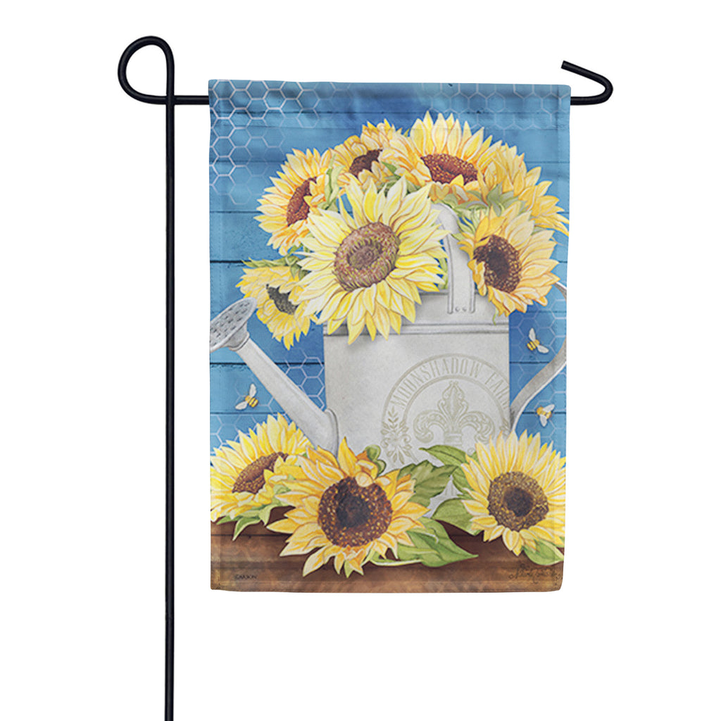 Can of Sunshine Dura Soft Garden Flag