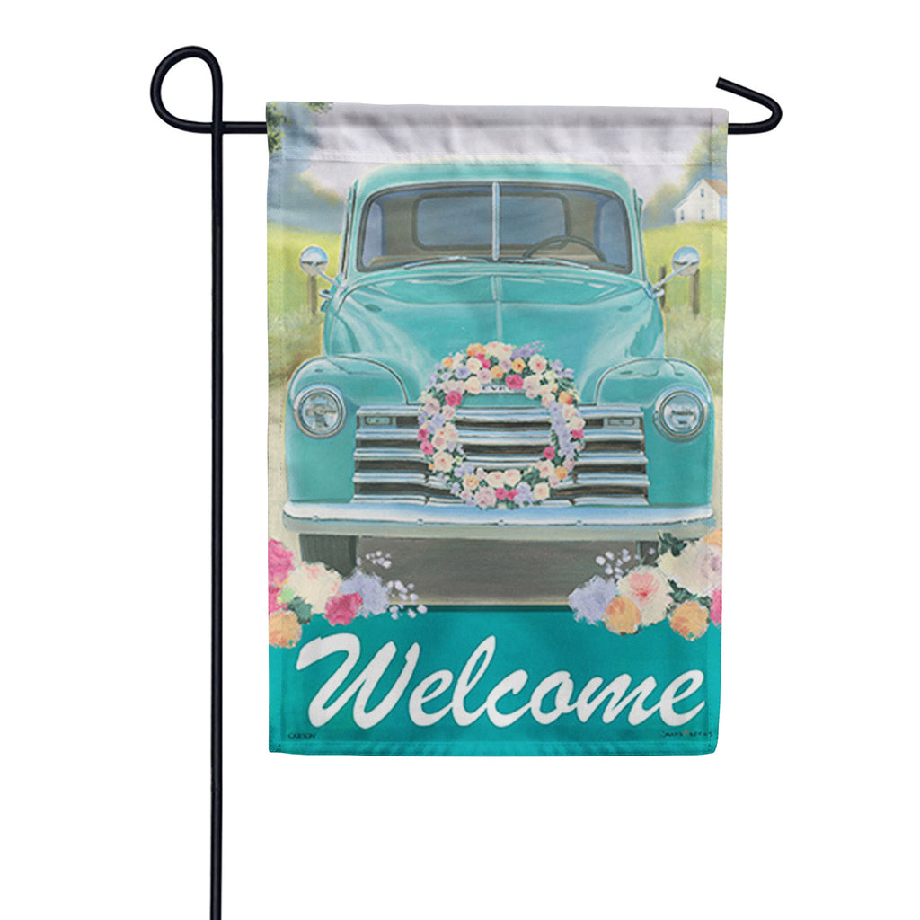 Country Truck Dura Soft Garden Flag