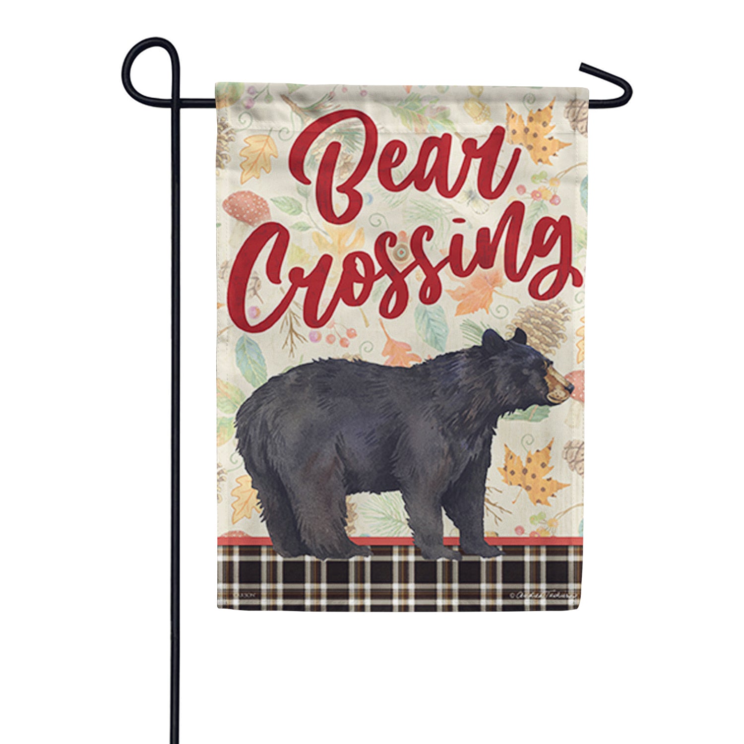 Black Bear Dura Soft Garden Flag