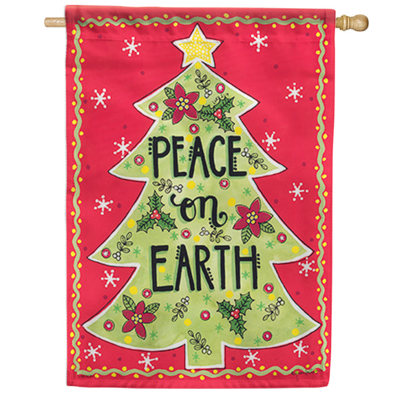 Christmas Peace Dura Soft House Flag