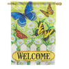 Bright Butterflies Dura Soft House Flag