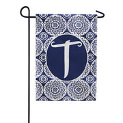 Indigo Boho T Garden Flag