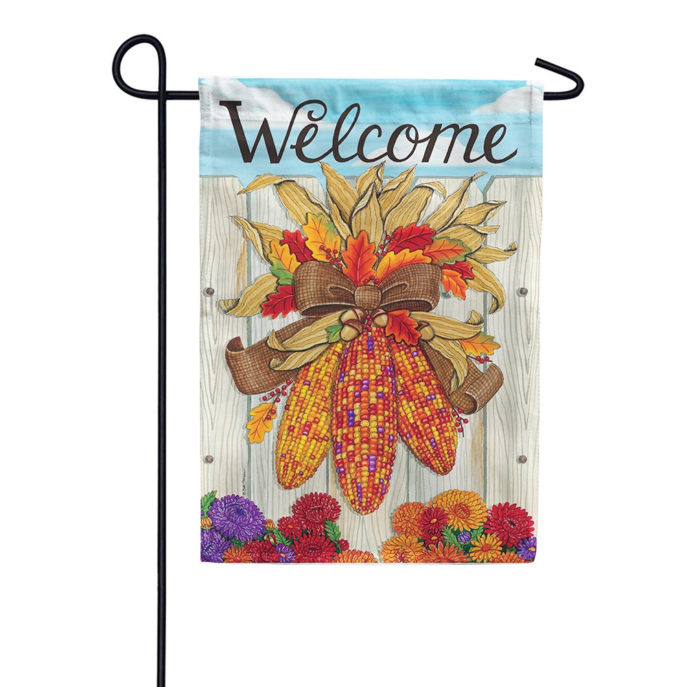 Indian Corn Garden Flag