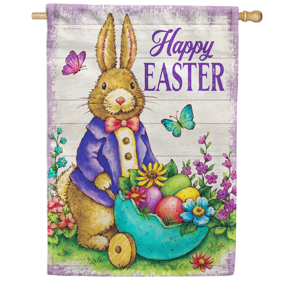 Easter Bunny House Flag