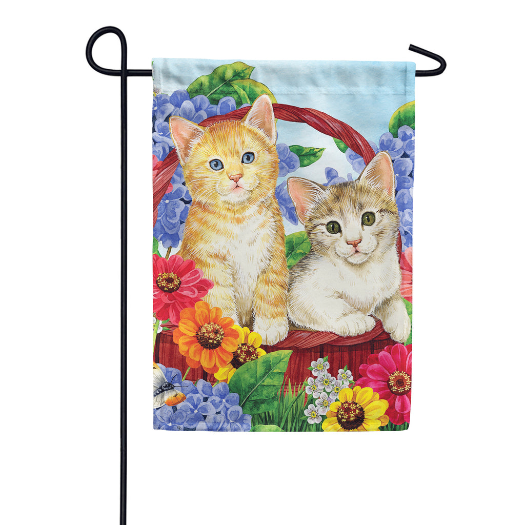Garden Kittens Garden Flag – Just For Fun Flags
