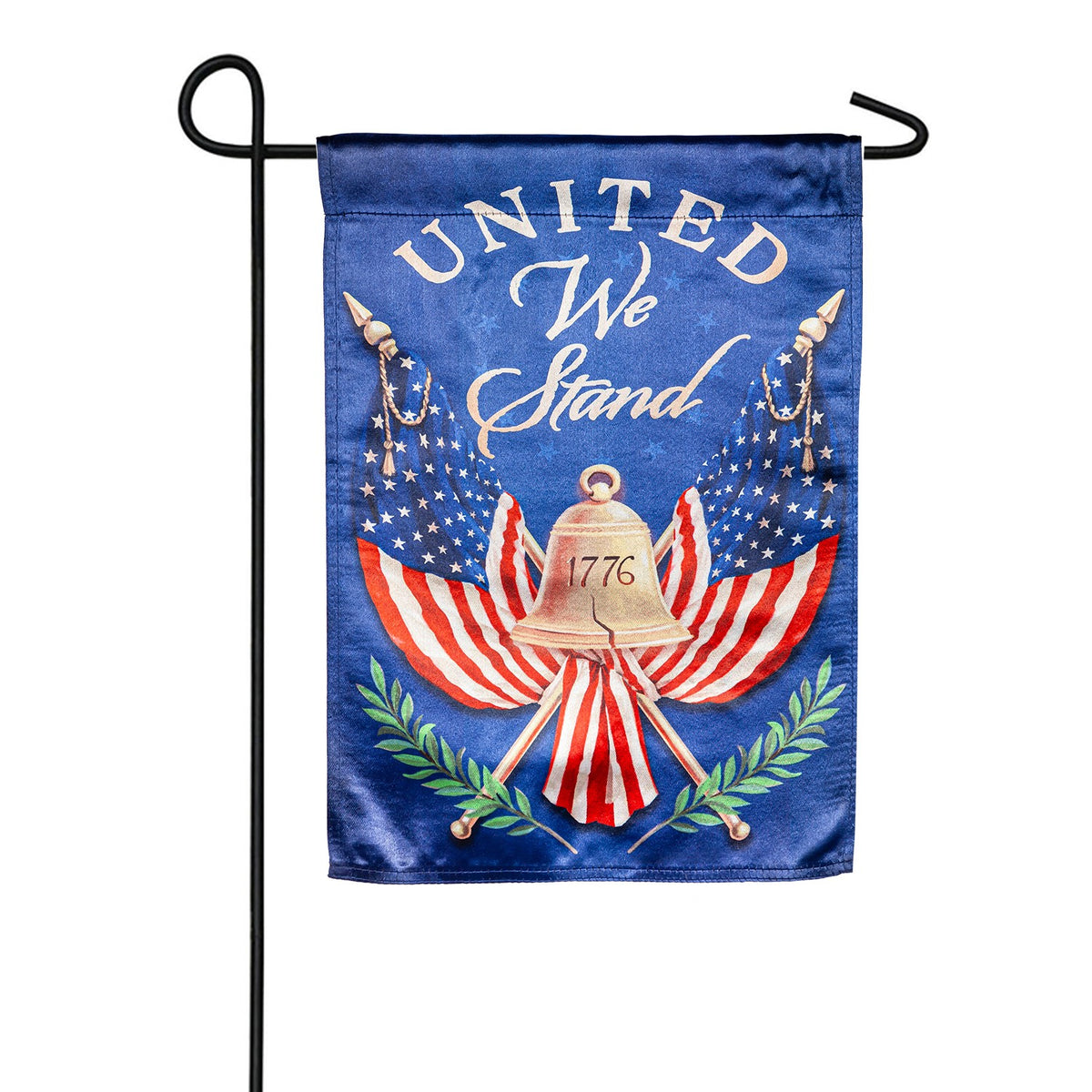 Evergreen Lustre Garden Flag - United We Stand – Just For Fun Flags