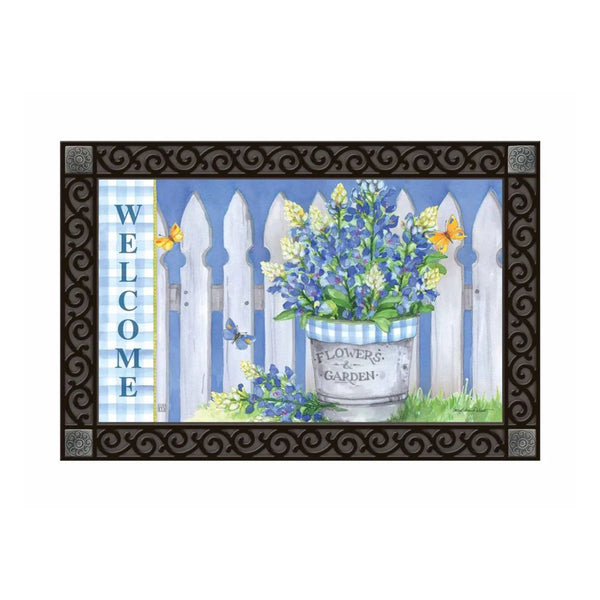 Bluebonnet Bucker Door Mat