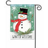 Magnet Works Garden Flag - Winter Welcome