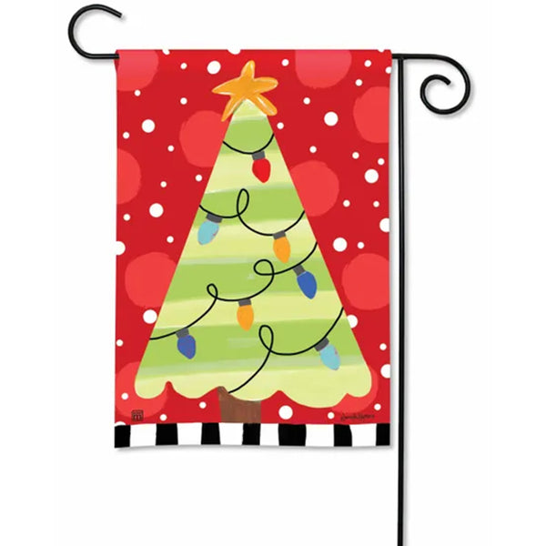 Magnet Works Garden Flag - Holly Jolly Tree