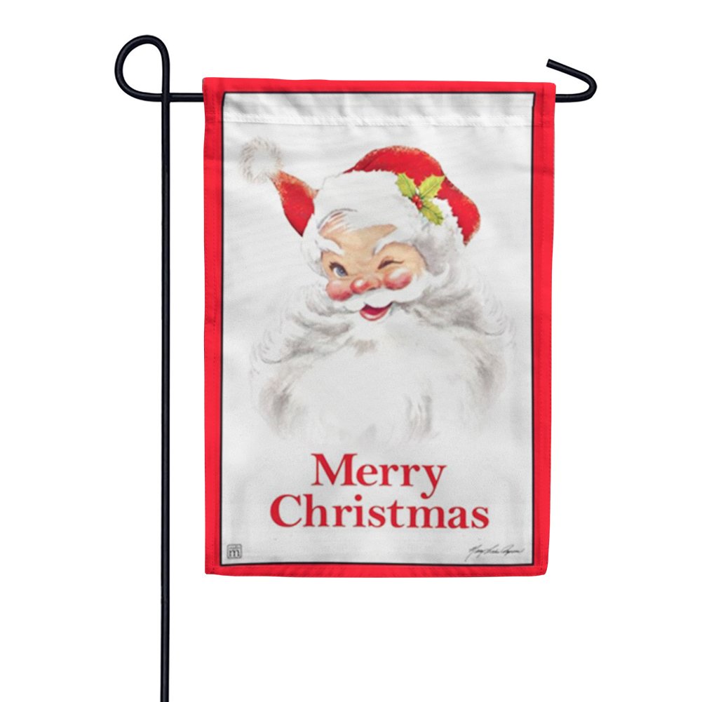 Classic Santa Garden Flag – Just For Fun Flags