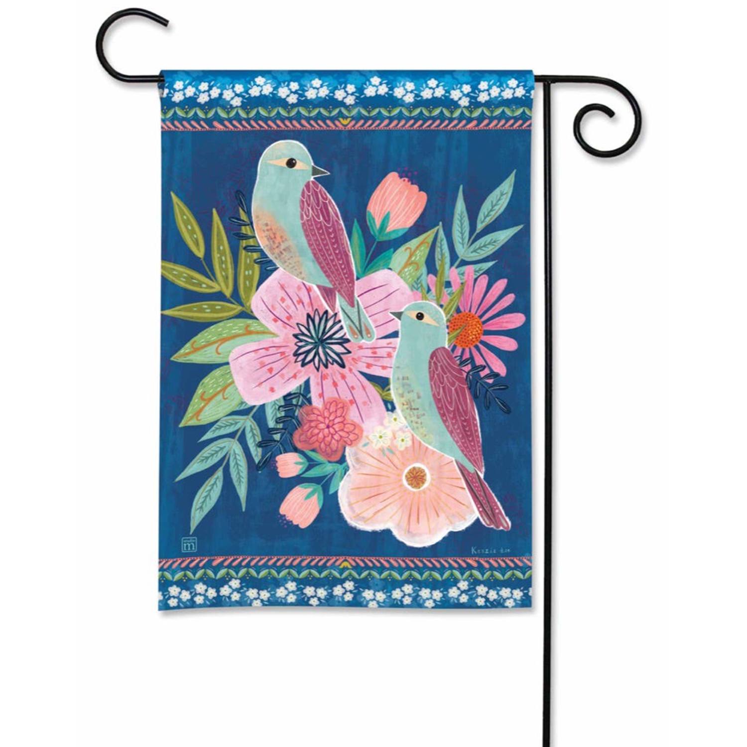 Love Birds Garden Flag – Just For Fun Flags