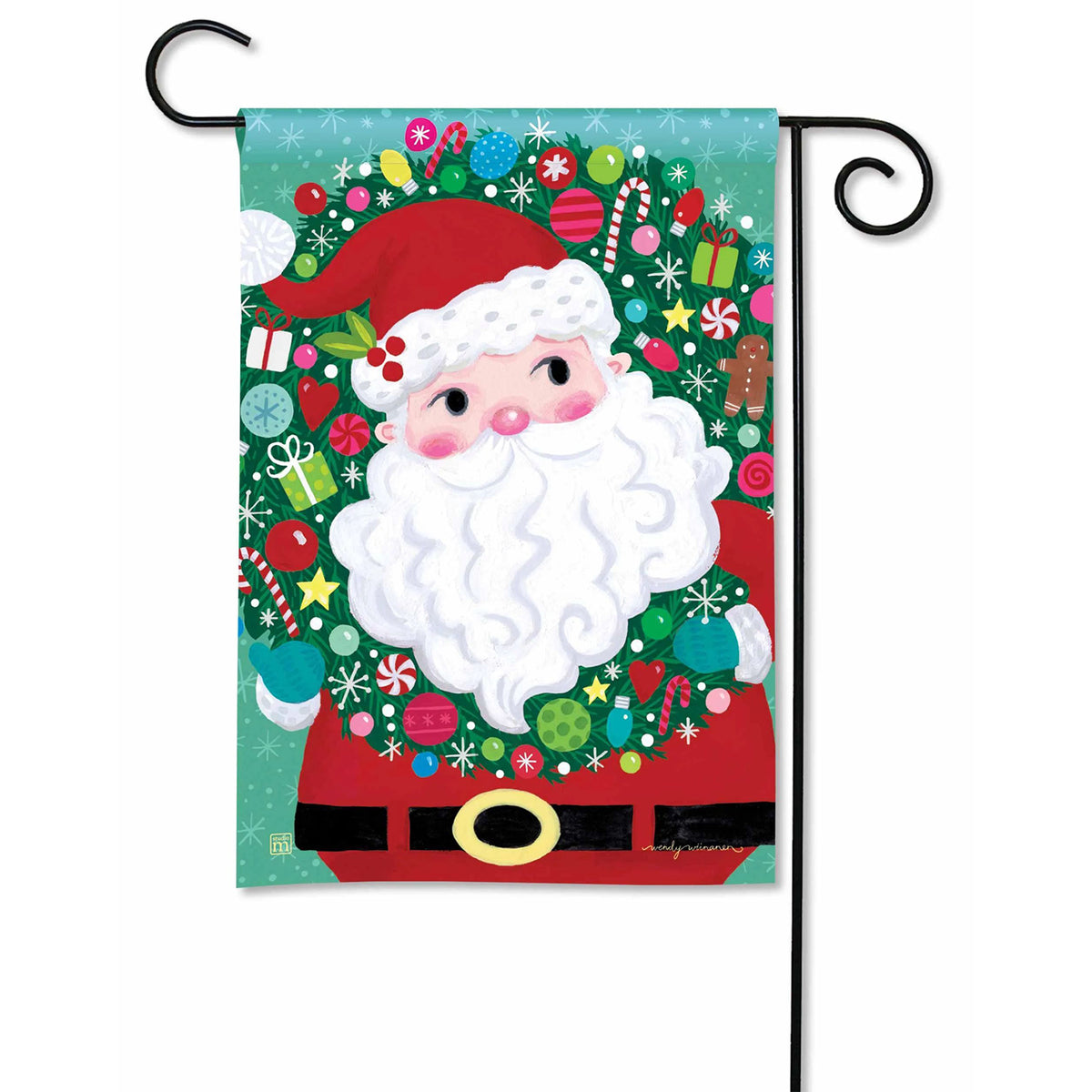 Very Merry Santa Garden Flag – Just For Fun Flags