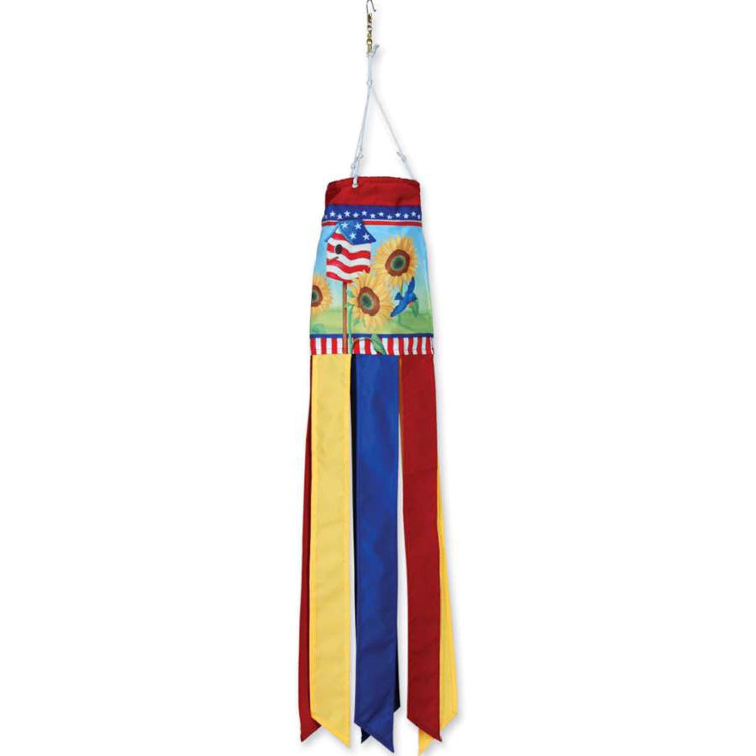 Patriotic Sunflowers Windsock (28